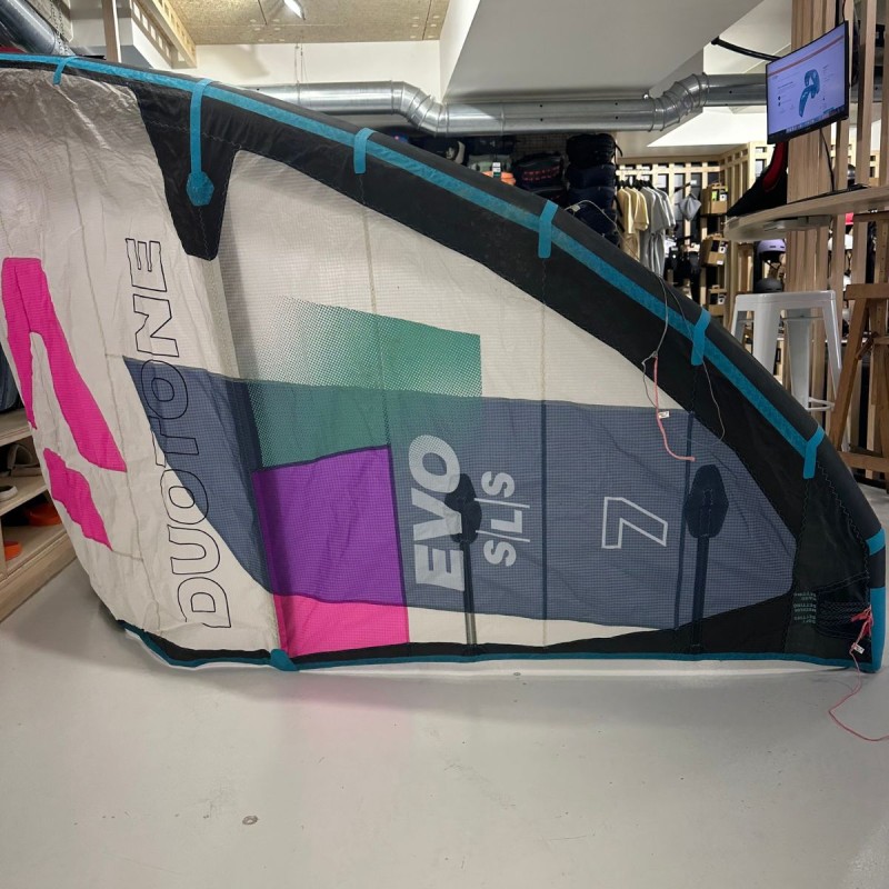 Aile Kitesurf Occasion Duotone Evo SLS 2021 7m - Gris - The Corner Shop
