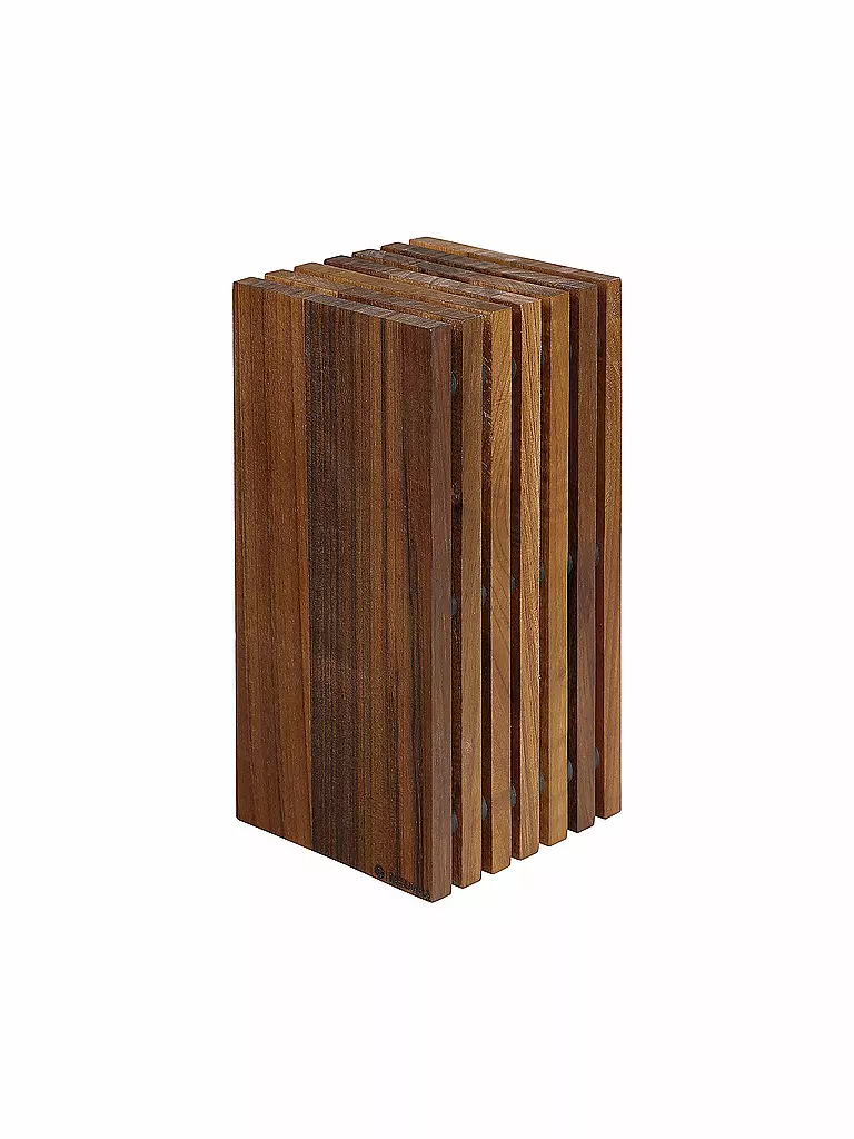 ZASSENHAUS Messerblock 13x26cm Nussbaum braun