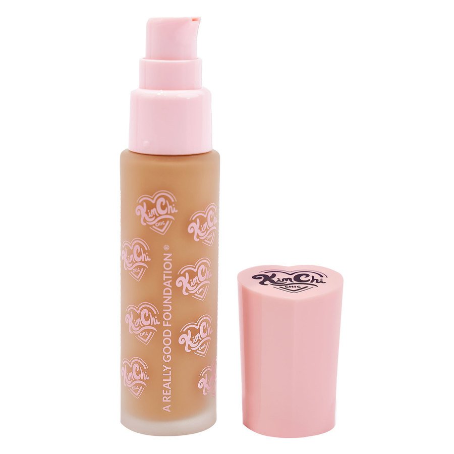 KimChi Chic A Really Good Foundation 112M Light To Medium Skin With Warm Neutral Undertones 30ml