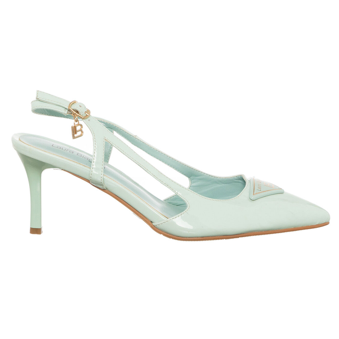 Laura Biagiotti Slingbacks Noak turquoise - Talon 7 cm