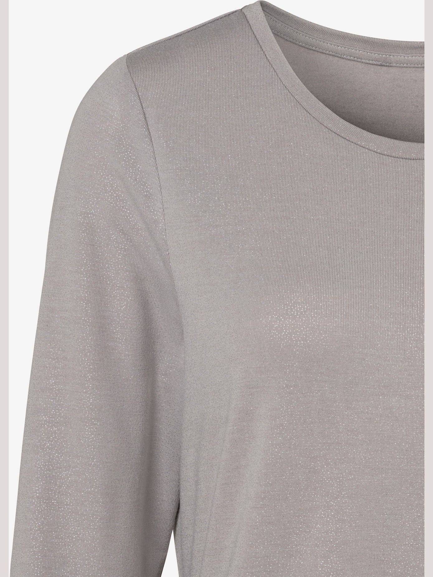 T-shirt vivance manches 3/4, imprimé pailleté argenté