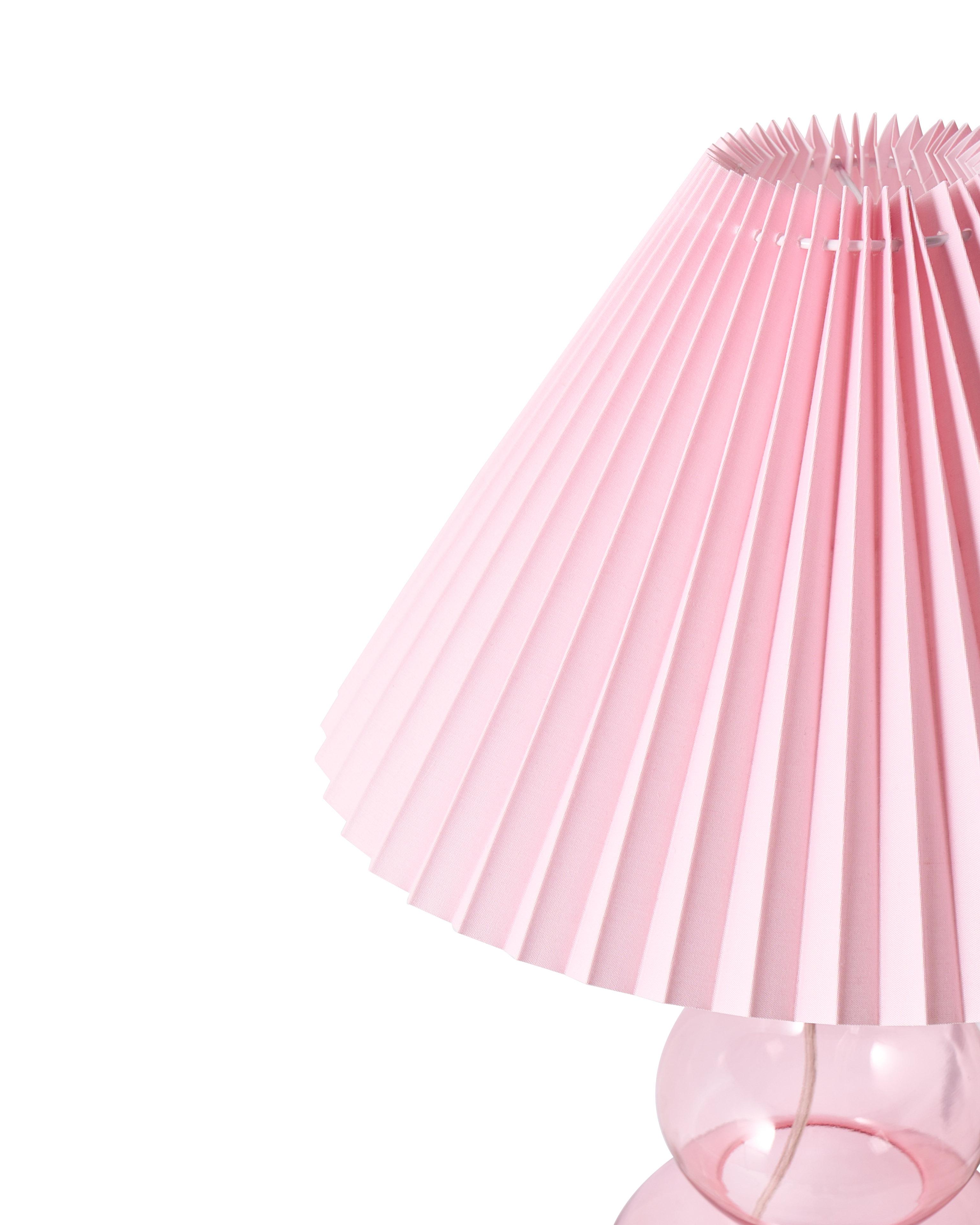 Tafellamp SENGWA Glas Roze