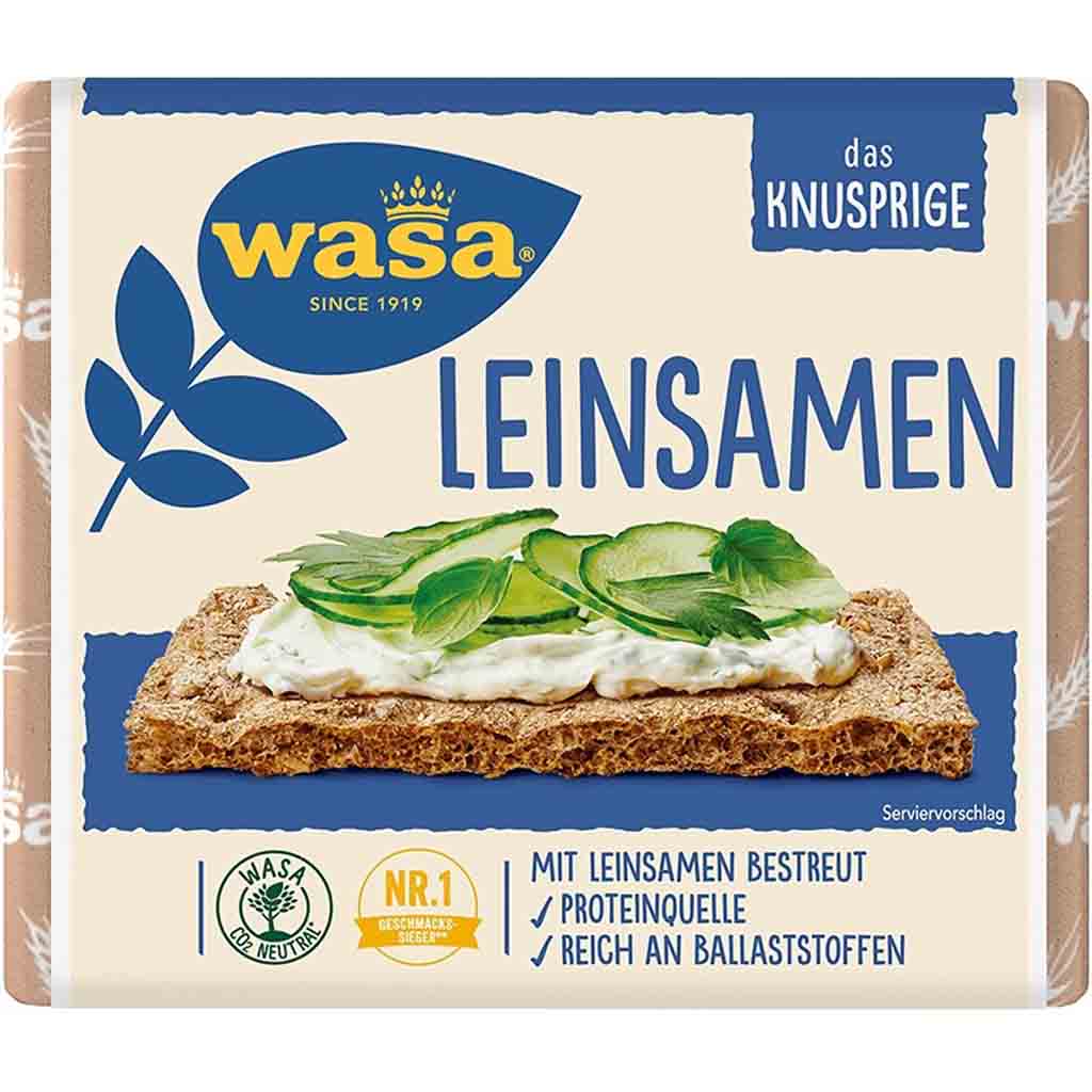 Wasa Knäckebrot Leinsamen 210g MHD:30.6.25