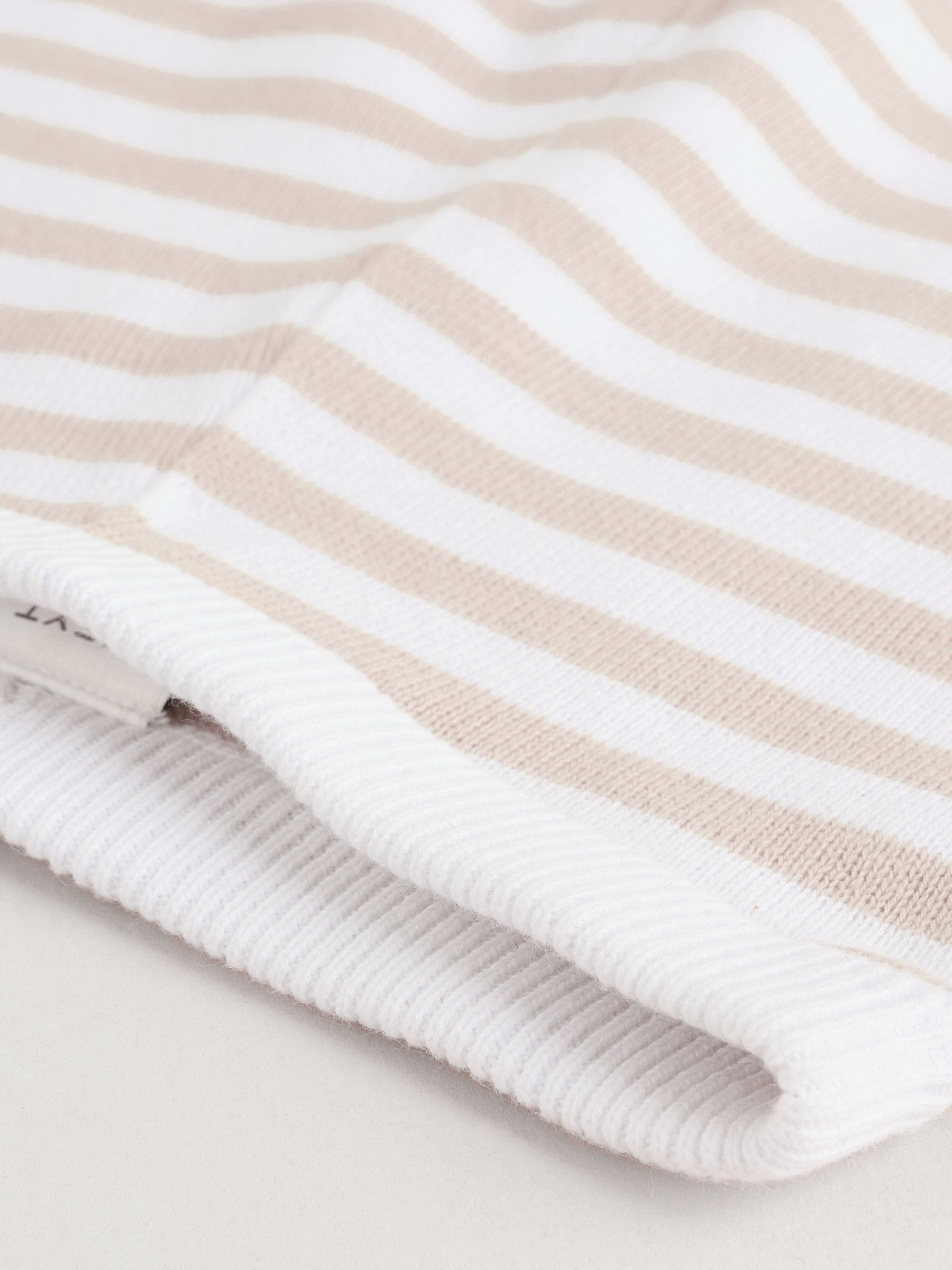 Naturel met strepen - Gebreide top- en leggingset (0 mnd - 2 jr)