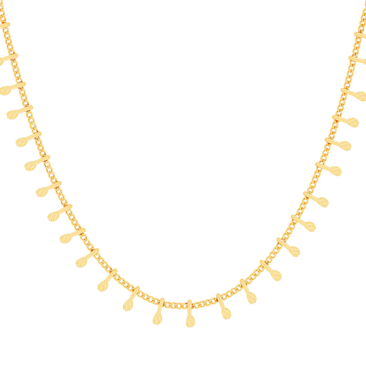 Collier plaqué or 38 à 42 cm