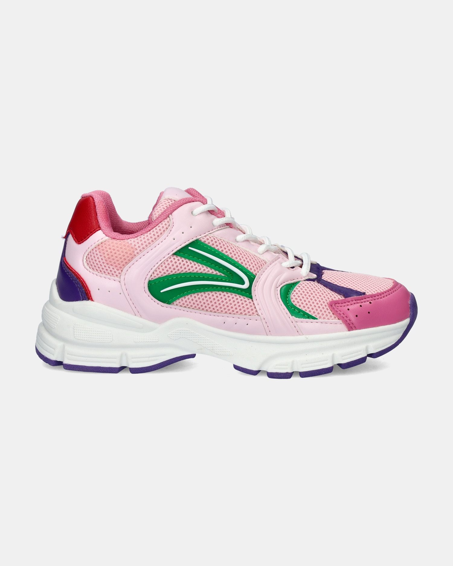 Nelson Kids Lage sneakers  - roze