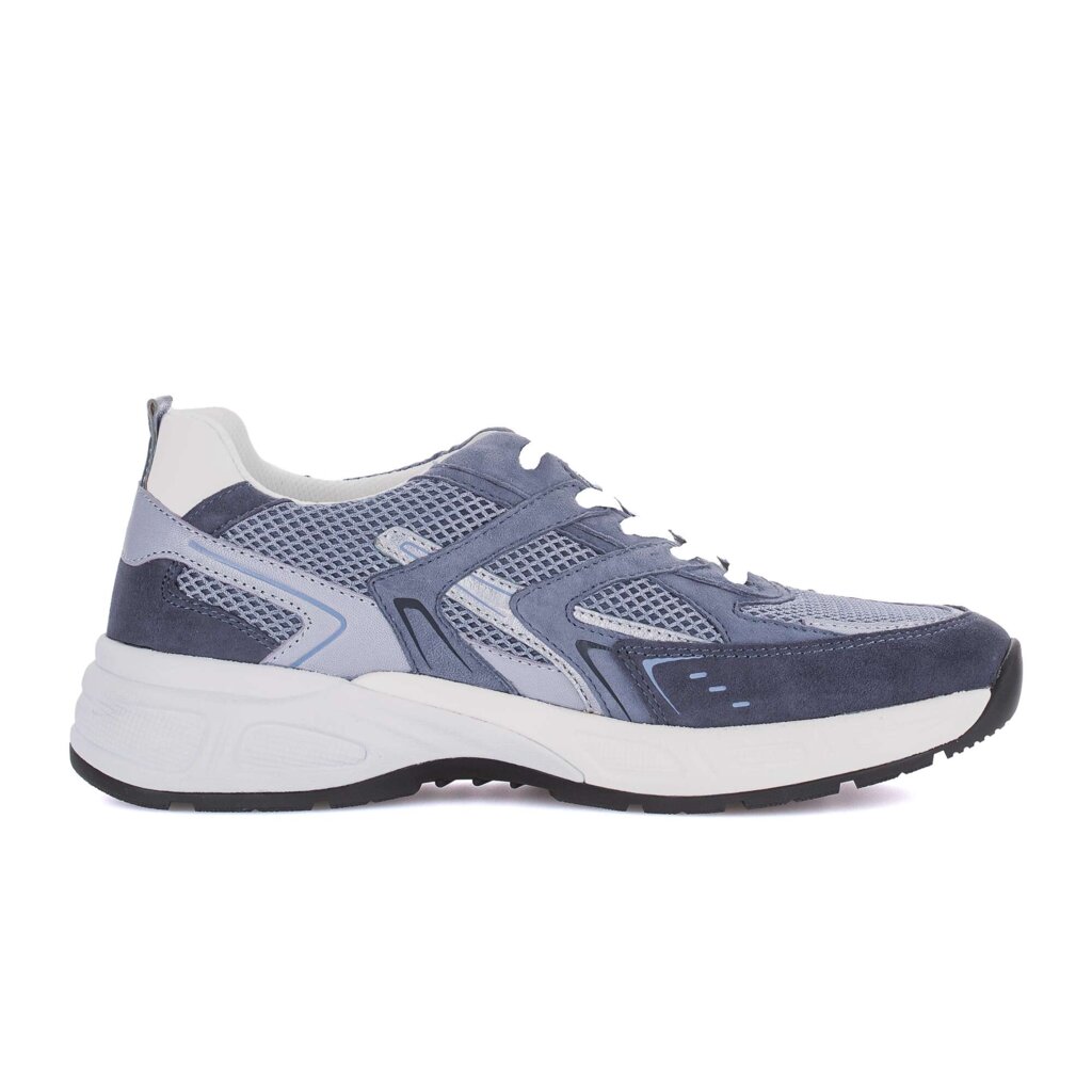 Lage sneaker blauw