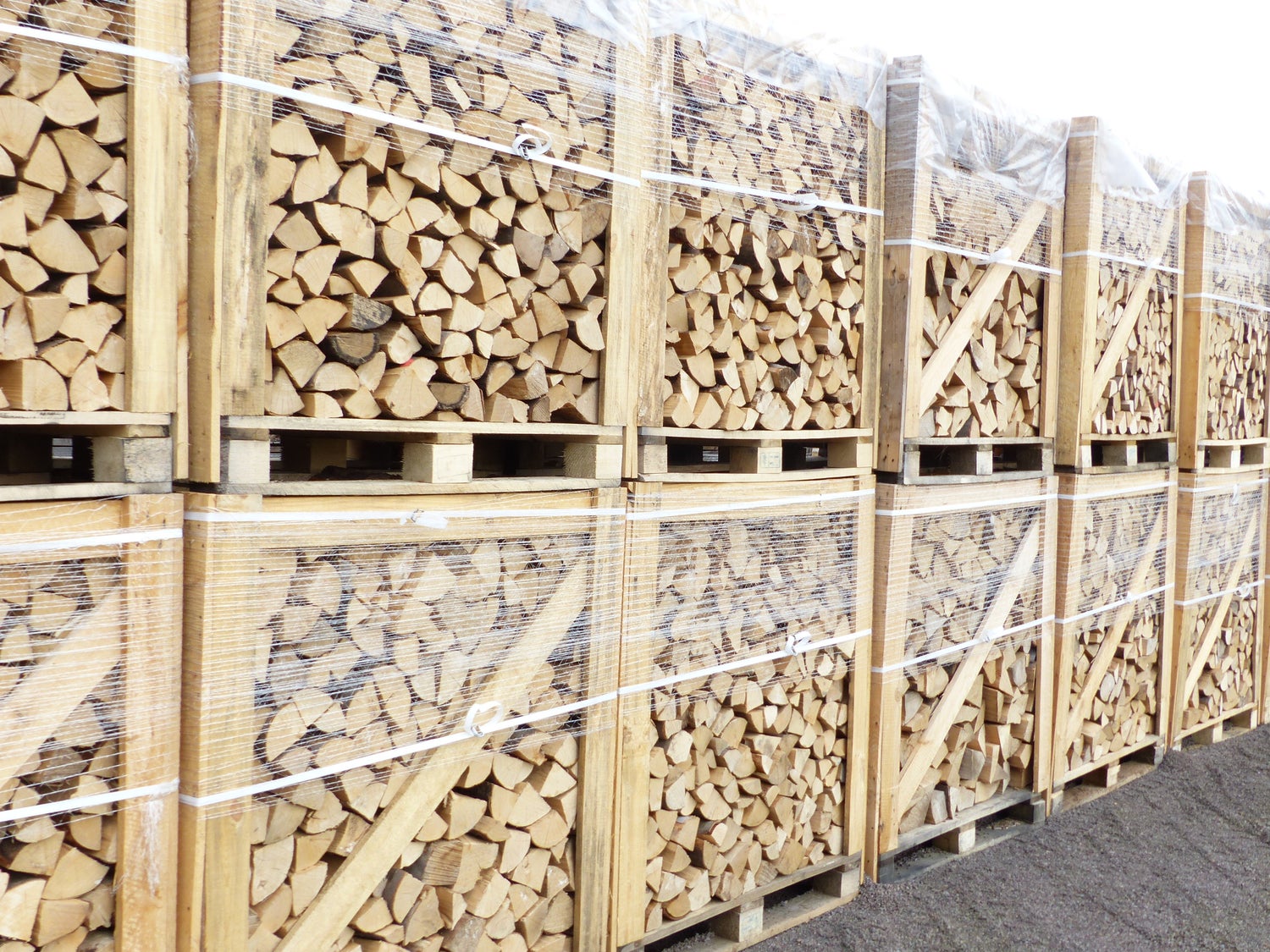 RM ≙ 1,6 SRM Premium kwaliteit brandhout, beukenhout, droog, klaar voor gebruik