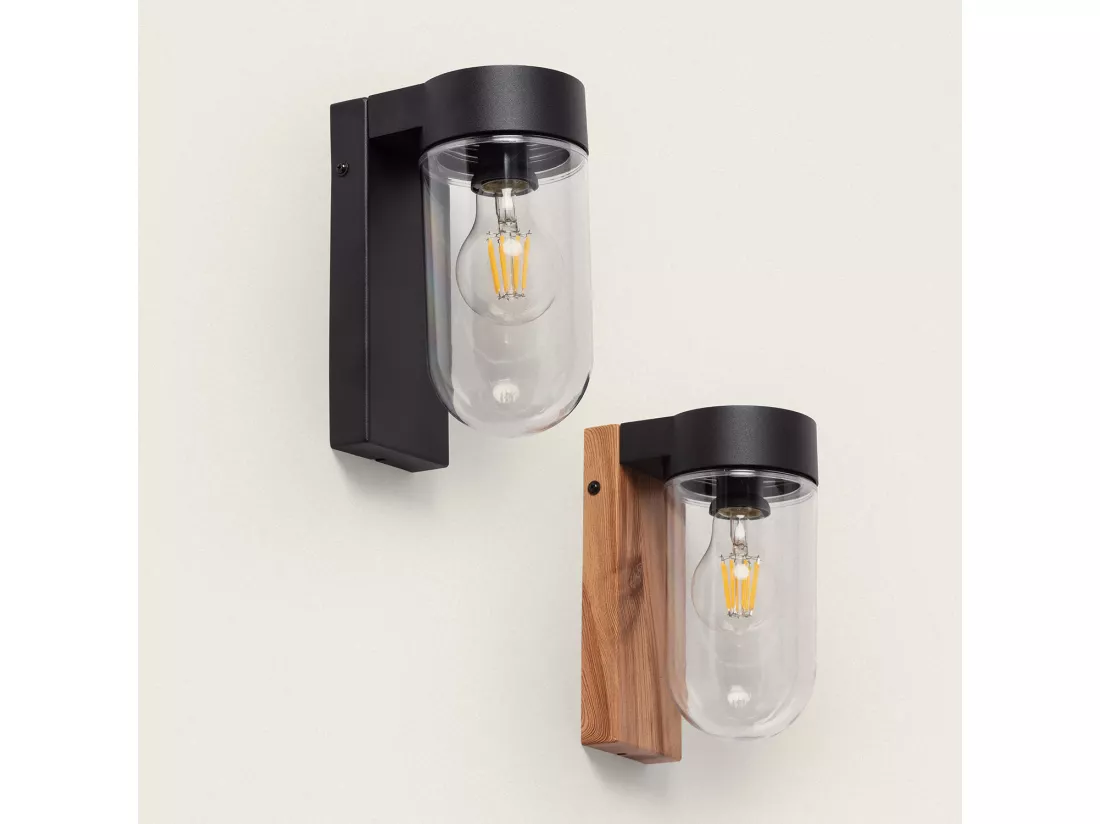 Applique Murale Extérieure Solaire LED 1,5W Aluminium Enzo Naturel
