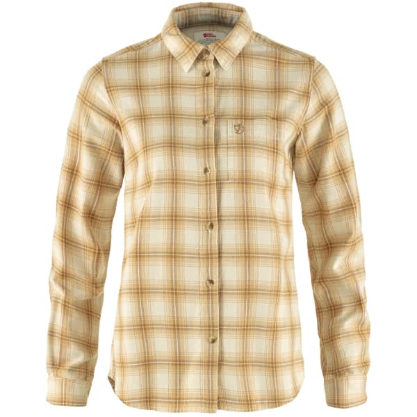 Chemise FJALLRAVEN FJÄLLRÄVEN ÖVIK FLANNEL SHIRT W CHALK WHITE-DUNE BEIGE