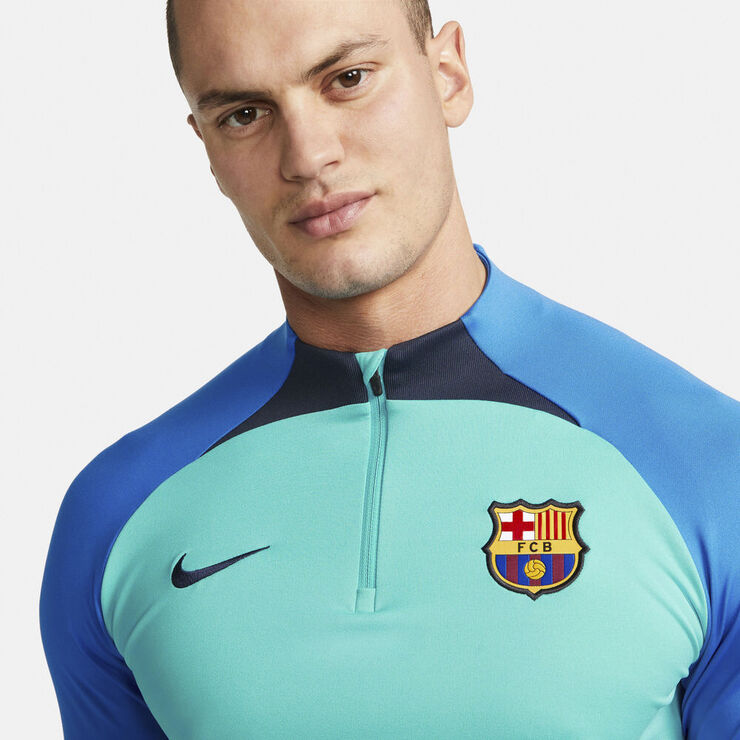 Nike Fc Barcelona Strike Dri Fit Drill Troje Blå