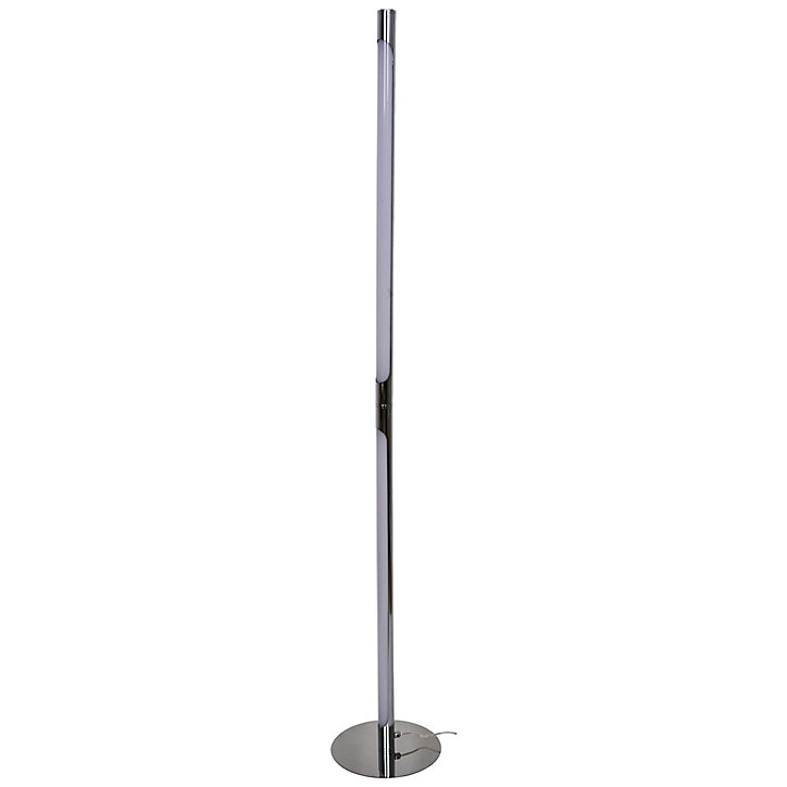 Lampadaire Eucrite LED intégrée argent