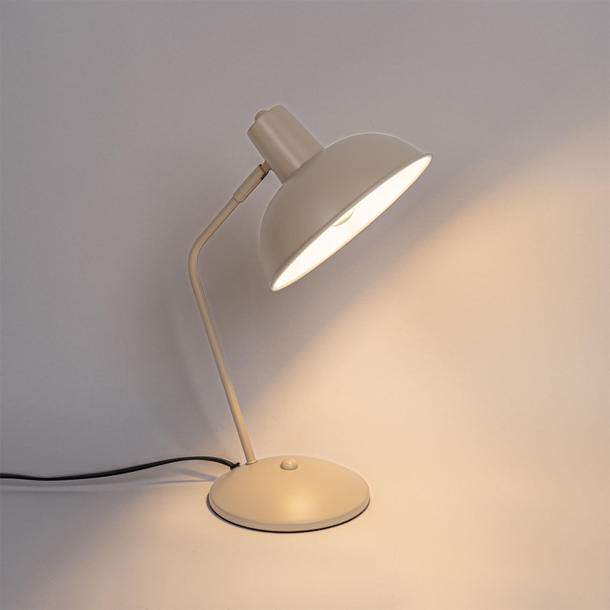 Retro tafellamp beige - Milou