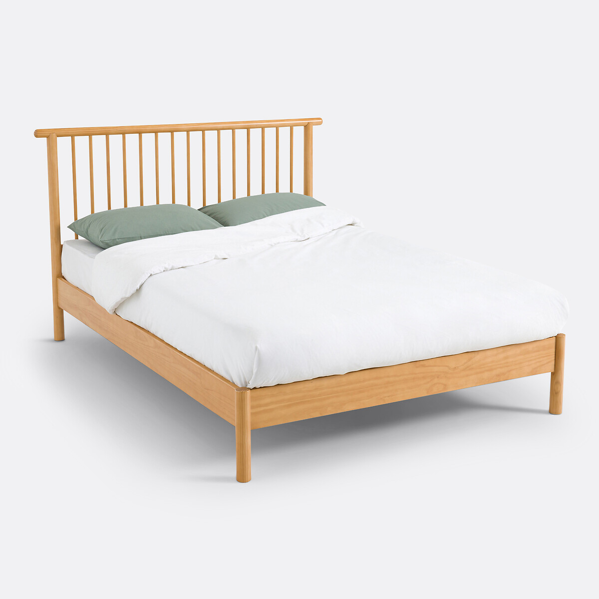 LA REDOUTE INTERIEURS<br>Cama de pinho maciço com estrado de ripas, Mora