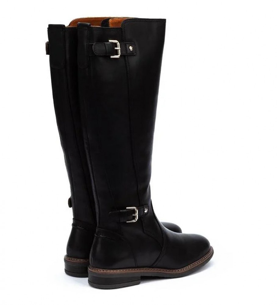 Botas Pikolinos Alday de couro preto