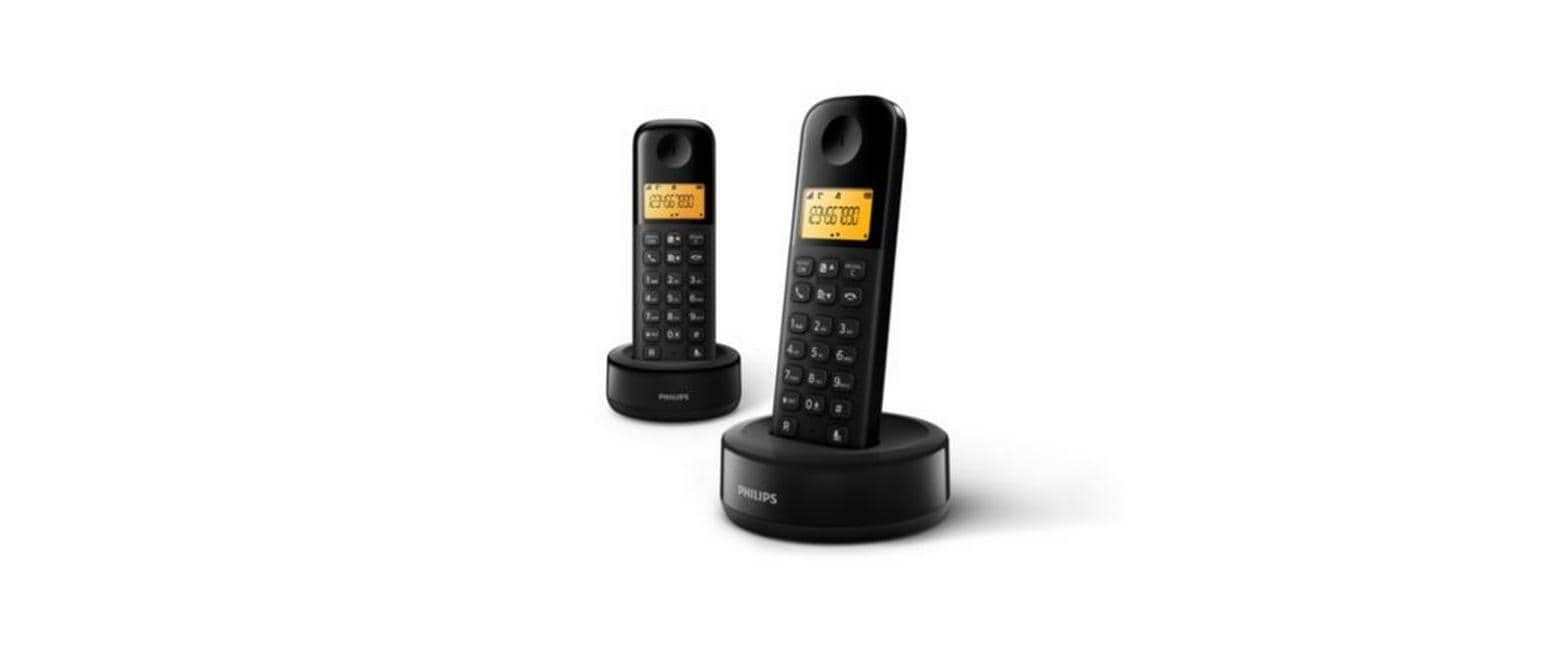 Philips Schnurloses DECT-Telefon »D1602B Schwarz« ( )