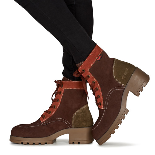 Kickers - KICK HELLO - Marron / Orange
