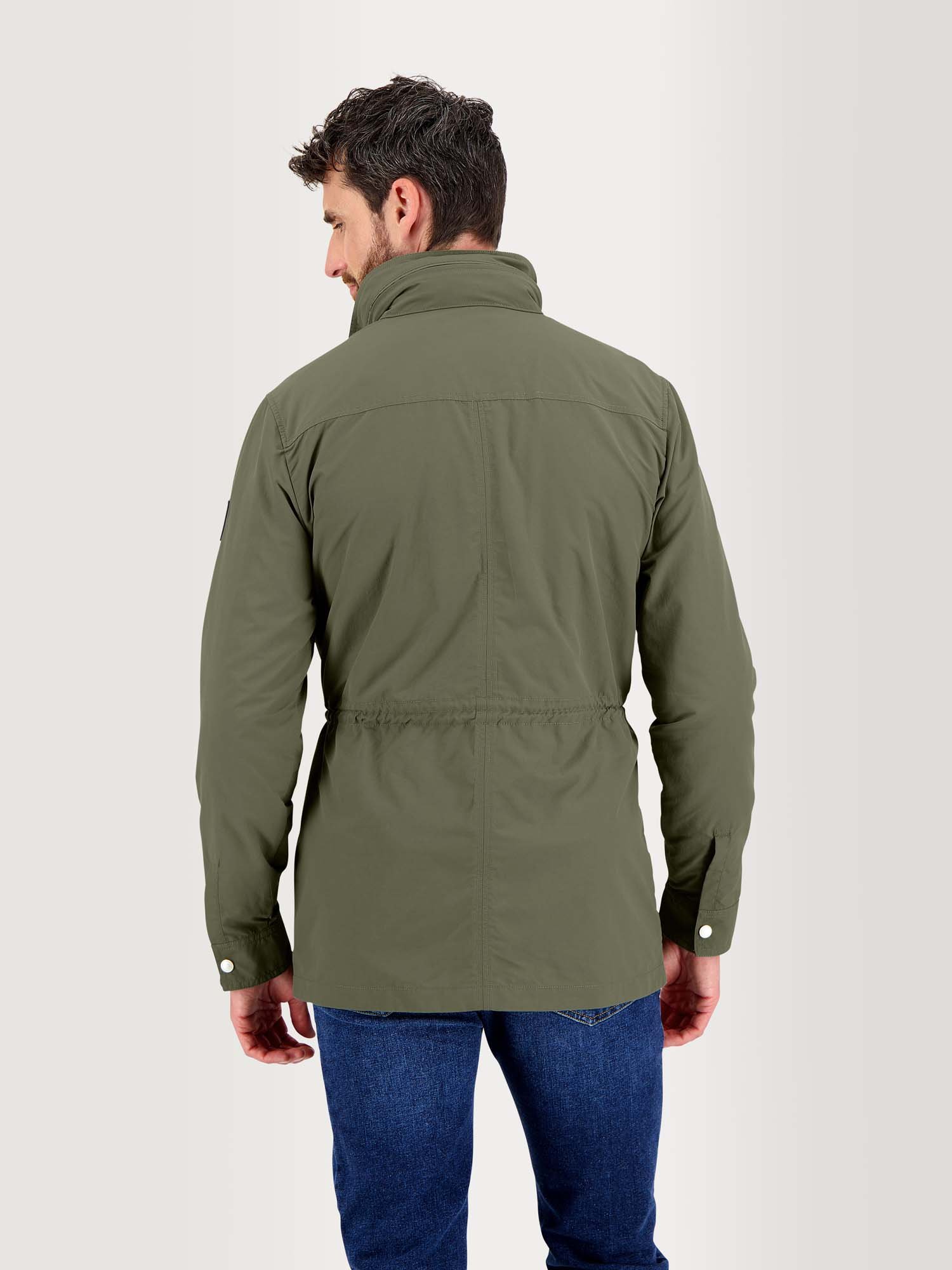Veste Saharienne Homme Legère & Déperlante Kaki