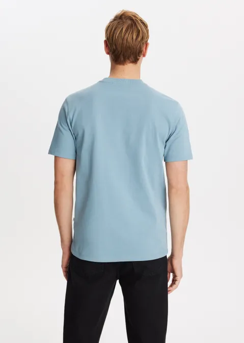 T-shirt met merk logo blauw (BLW.I)