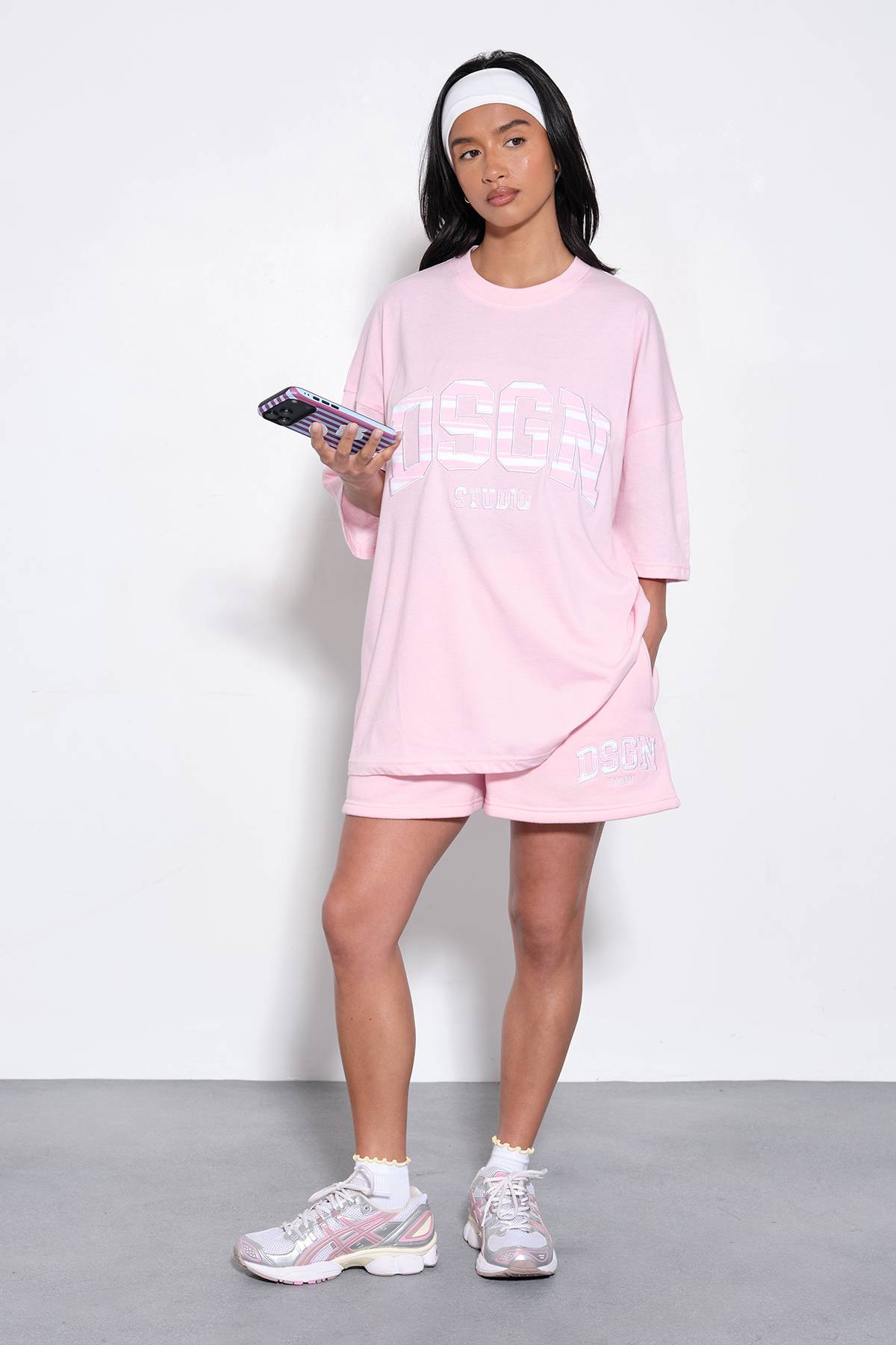 T-shirt Oversize À Appliqué Rayé Dsgn Studio