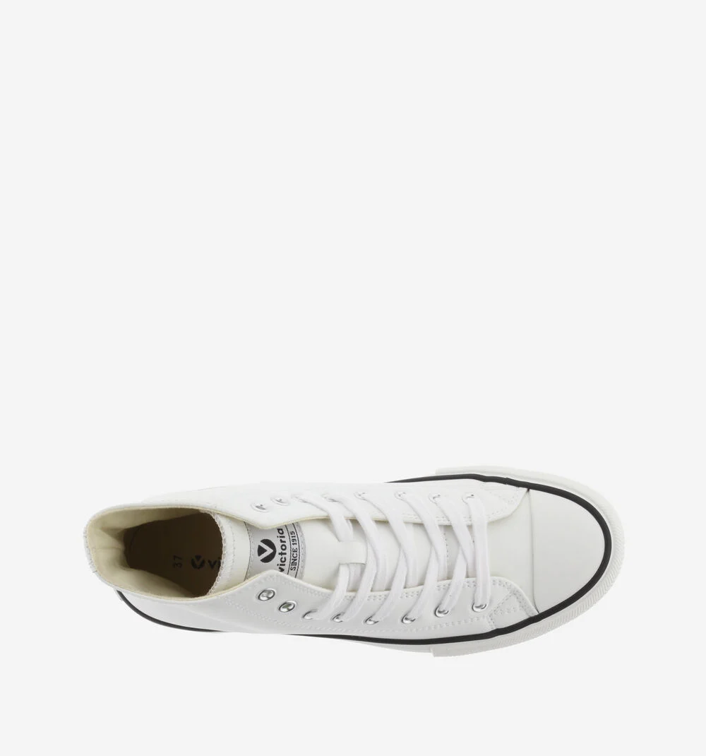 TRIBU FAUX LEATHER MID BOOTBLANCO