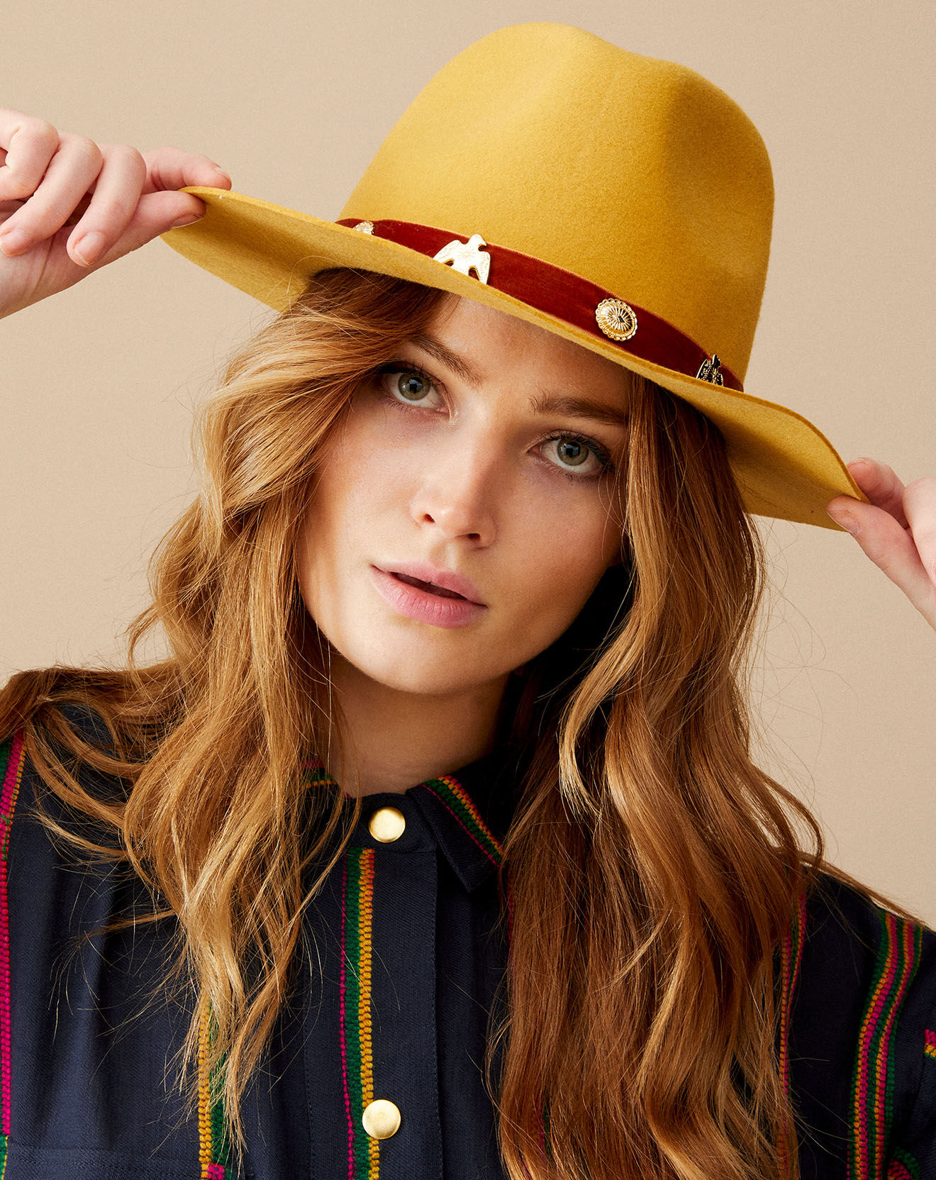 Wild Chapeau en Feutre de Laine Walter maïs