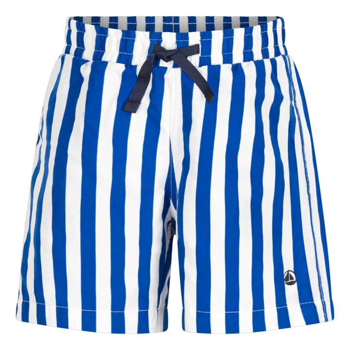 Petit Bateau Short de Bain Monty Rayé | Bleu