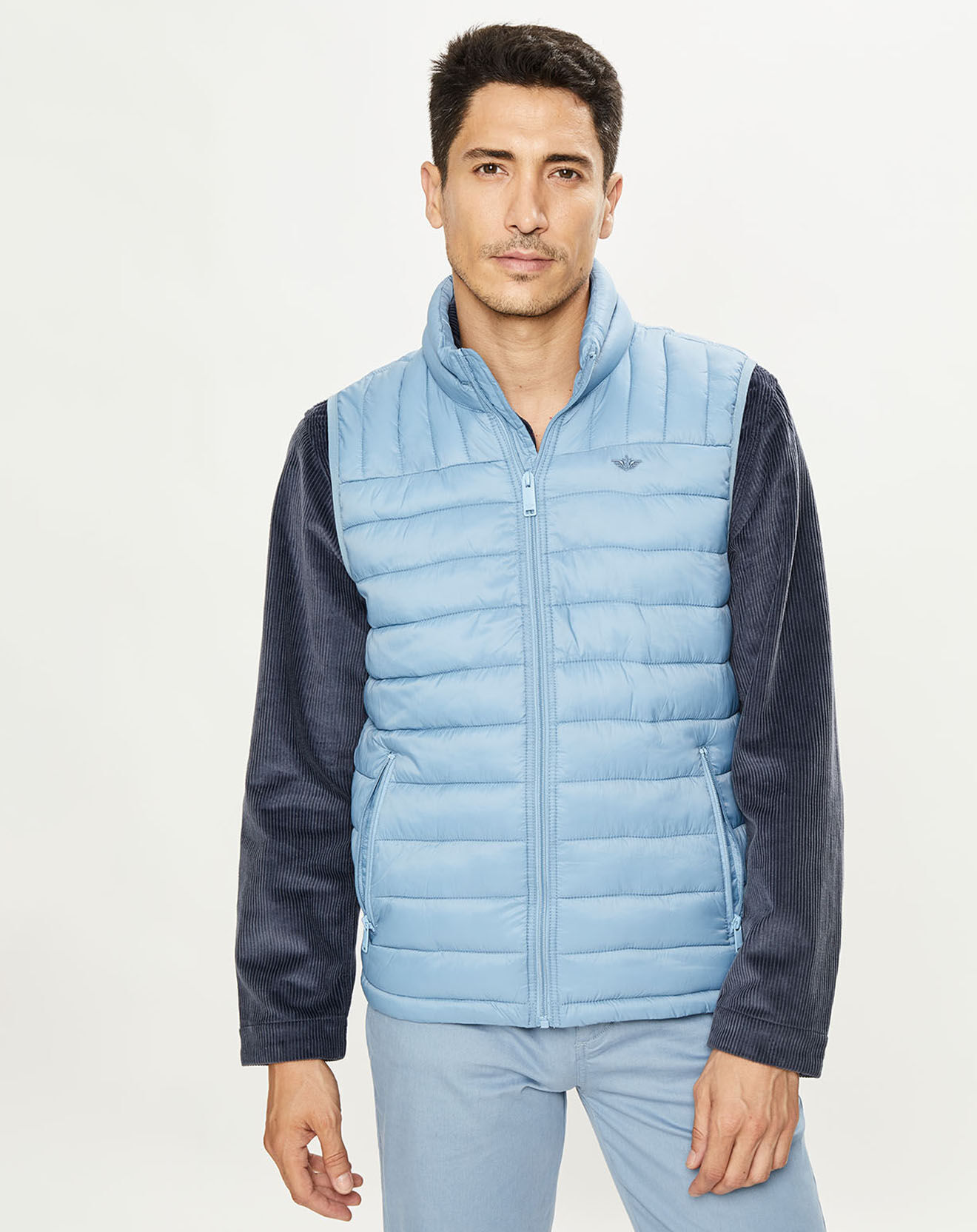 Dockers Veste légère  Lightweight Nylon Packable bleue