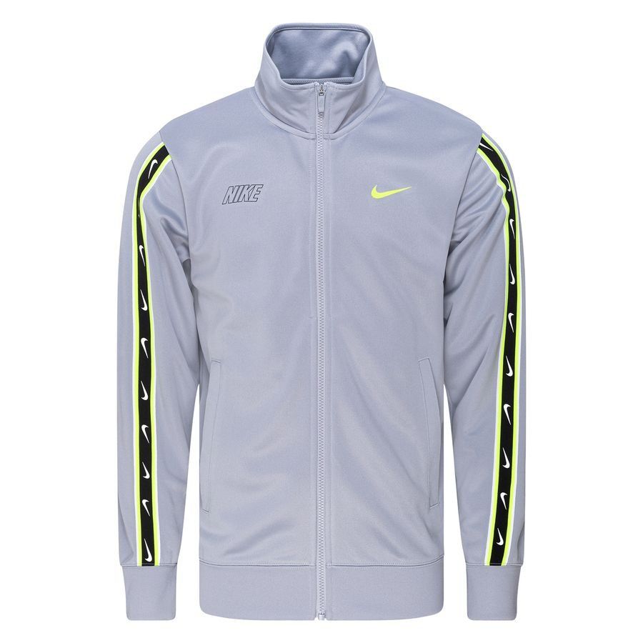 Nike Haut d'Entraînement NSW Repeat - Gris/Jaune Fluo/Noir