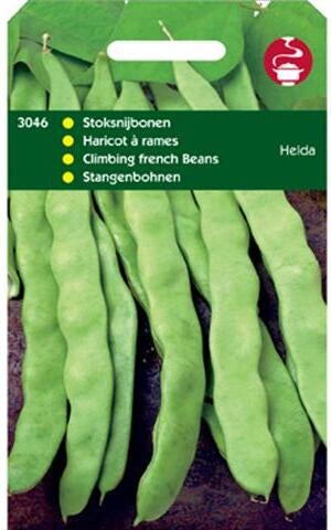 Horti Tops groentezaad Stoksnijbonen (Phaseolus vulgaris 'Helda')