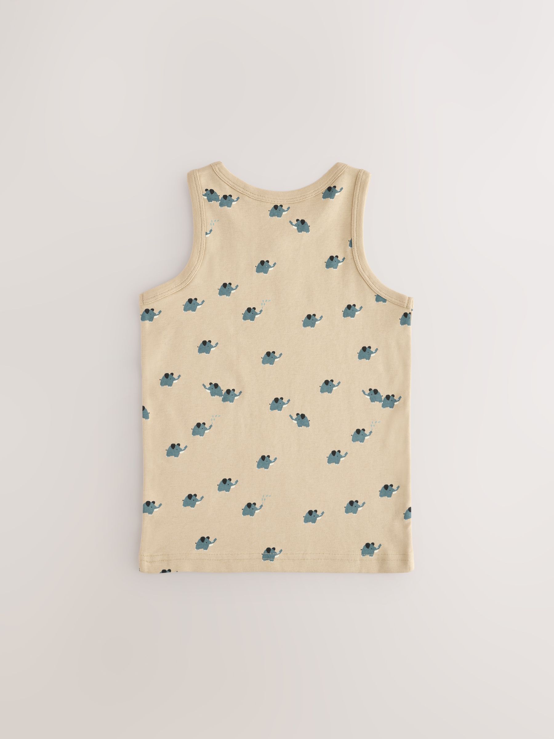 Mini-safariprint - 100% katoenen hemden set van 5 (1.5 - 8 jr)