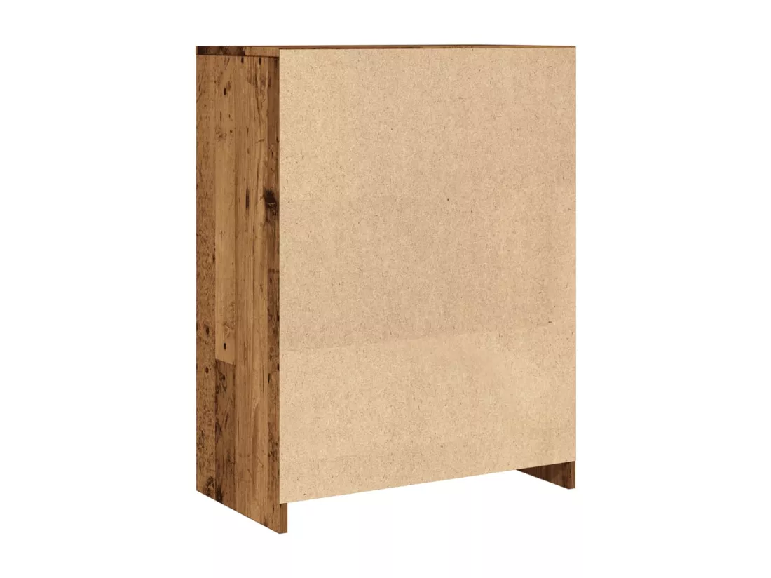 Armoire de salle de bain vieux bois 60x33x80 cm bois ingénierie