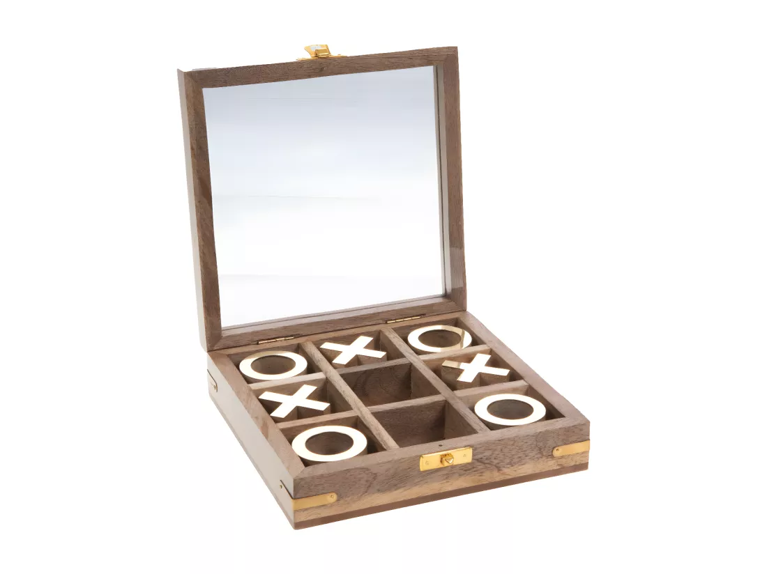 Boite en bois TicTacToe