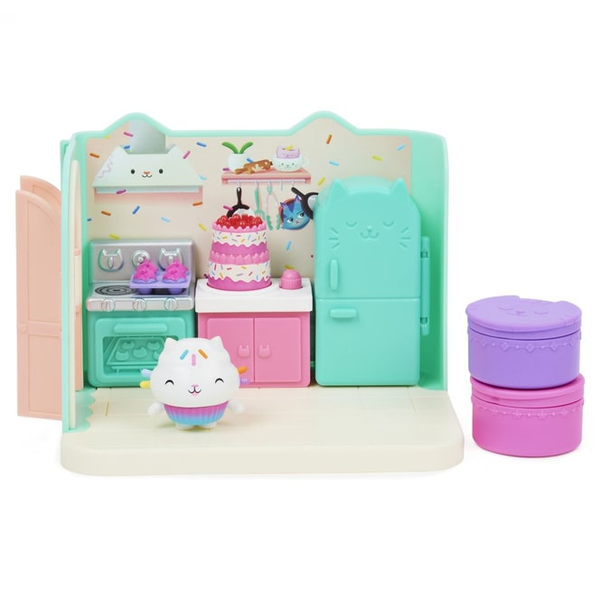 Gabby's Dollhouse - Küche mit Kuchi Katzenfigur