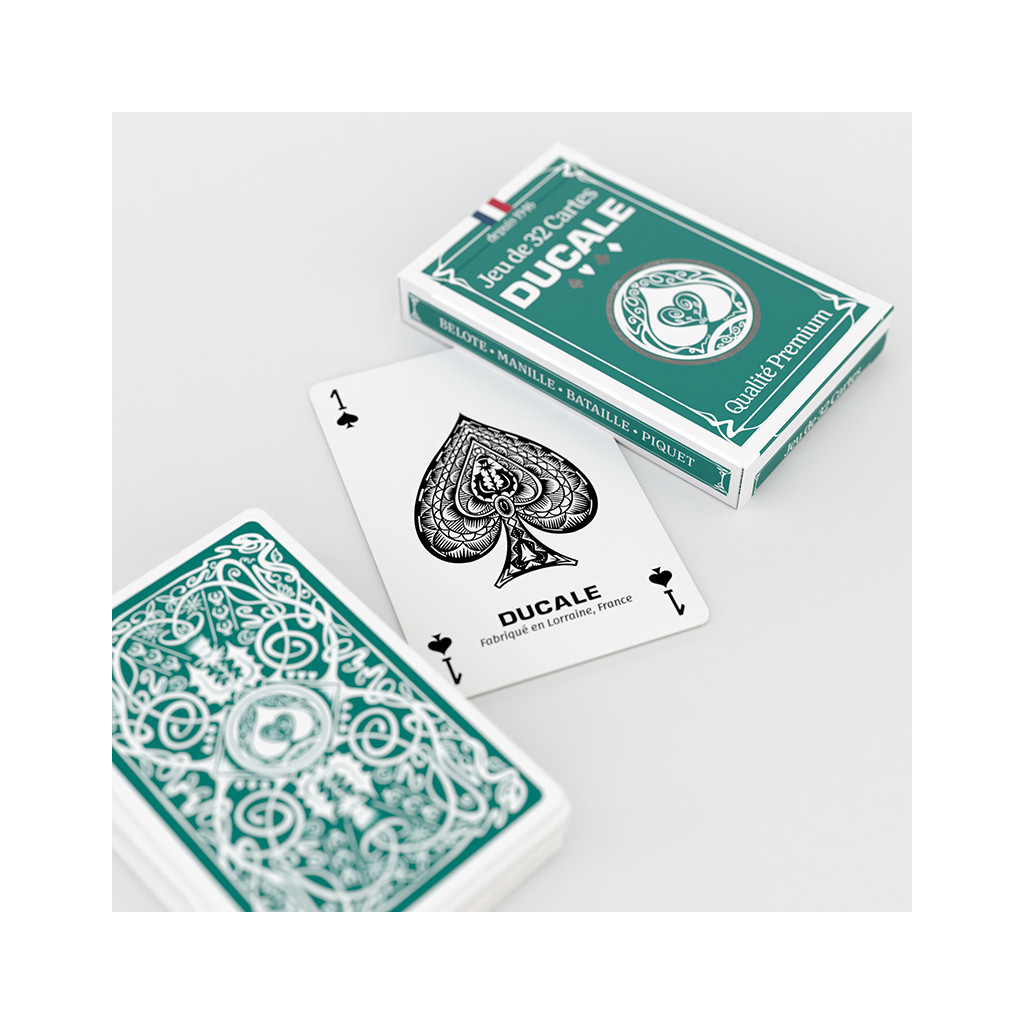 Jeu de 32 Cartes - Belote Qualité Premium - Ducale