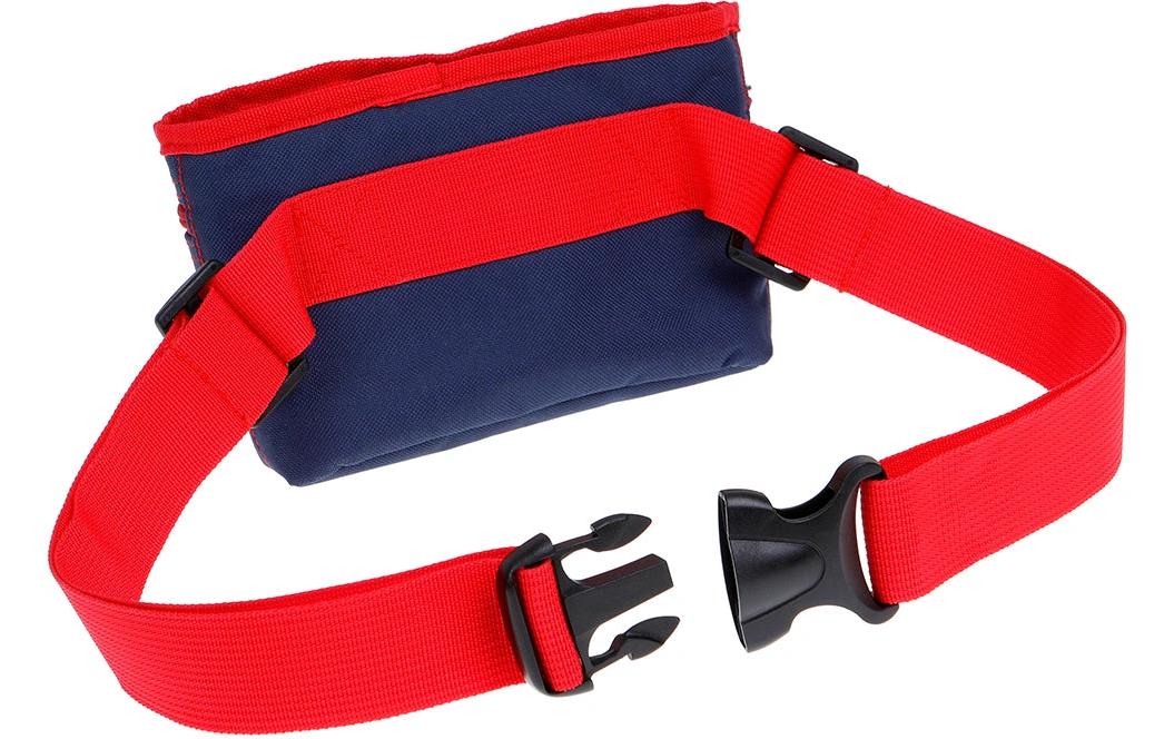 Treat Pouch L Navy / RotHochwertiger Leckerlibeutel mit herausnehmbarem Innenfutter