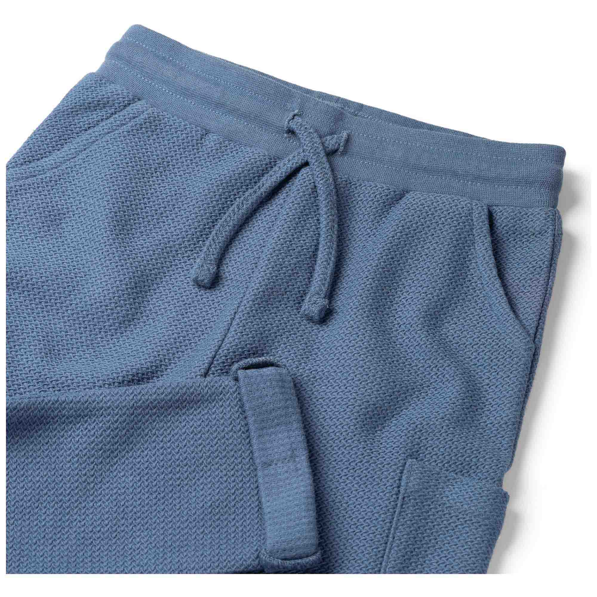Prénatal baby broek  effen blauw
