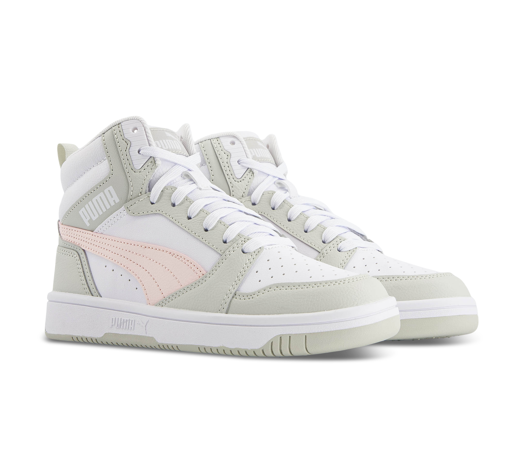 Puma Rebound V6 Mid Jr weiss
