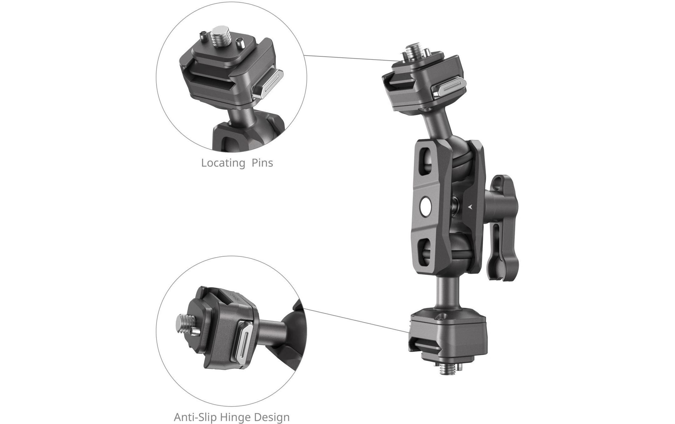 HawkLock H21 Schnellspanner Magic Arm mit KugelkopfZur Befestigung eines Monitors, einer Leuchte oder eines Zubehörteils an der Kameraausrüstung