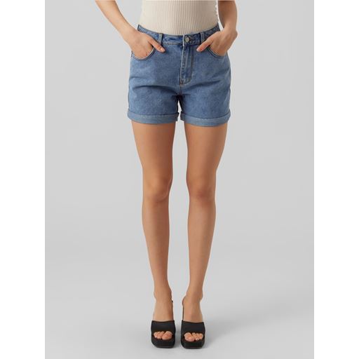 Vero Moda Zuri Loose Shorts, Medium Blue Denim, S