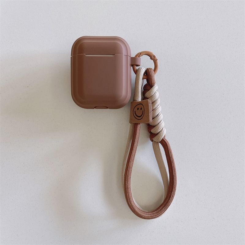 VanDi - Eenvoudige Smiley Strap AirPods / Pro oortelefoonhoesje