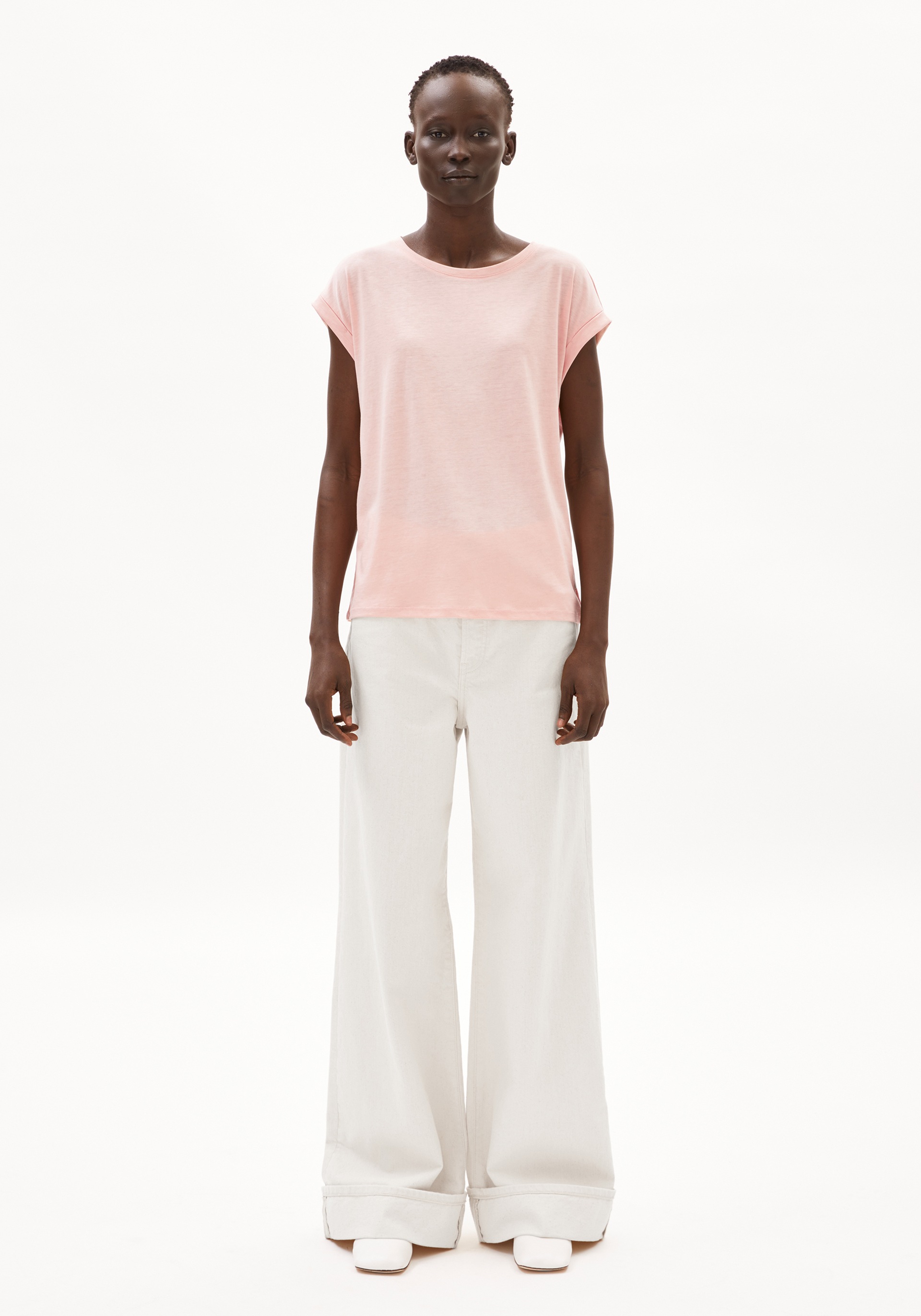 Armedangels Tencel-T-Shirt Jilaana Rosalilly