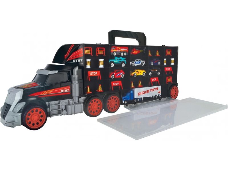 Dickie Toys Lastwagen für 42 Autos Truck Carry Case