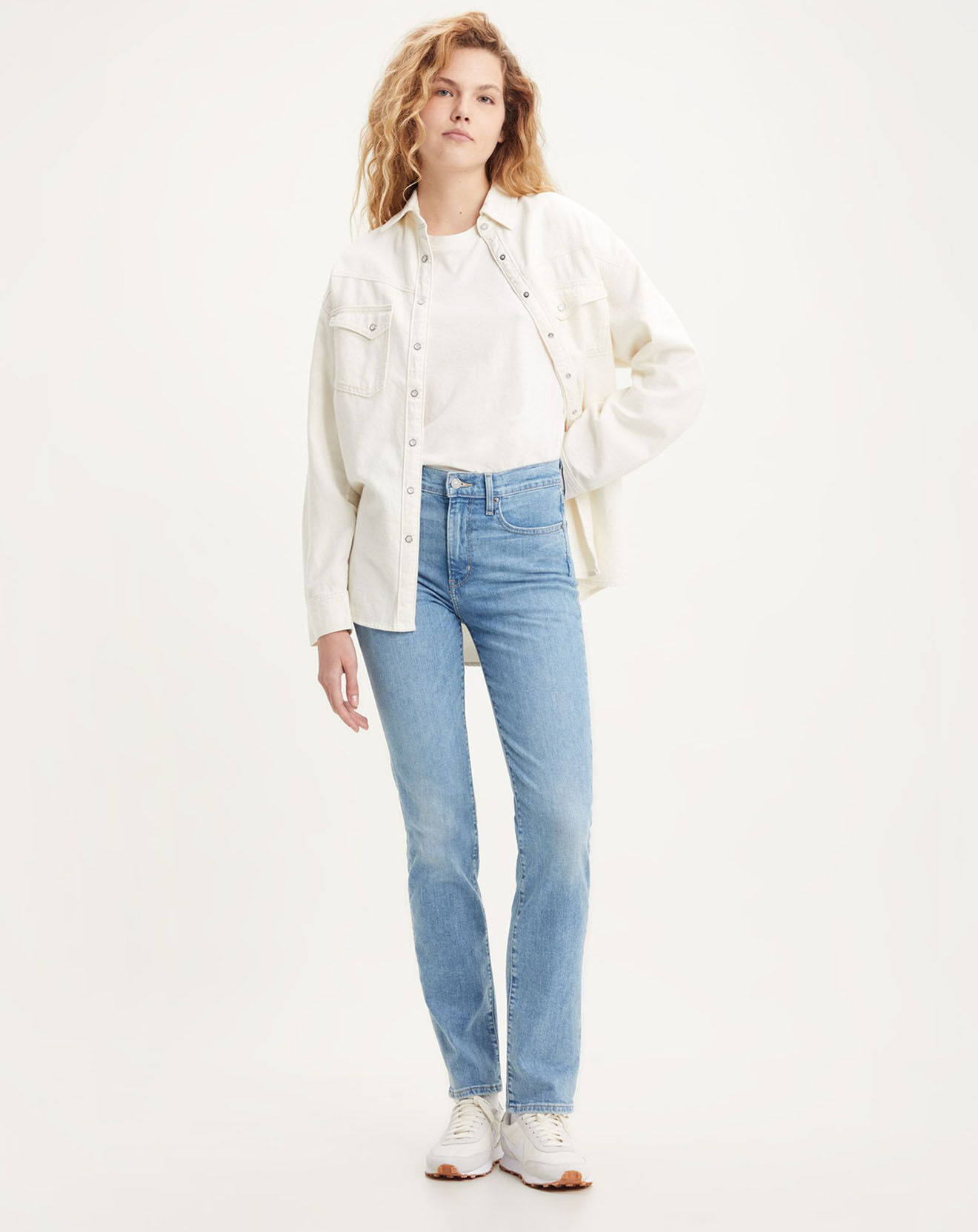 Levi's® Jean 724 High Rise Slim taille haute bleu