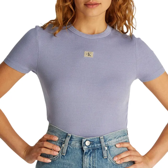 Calvin Klein Washed Woven Label Shirt Dames