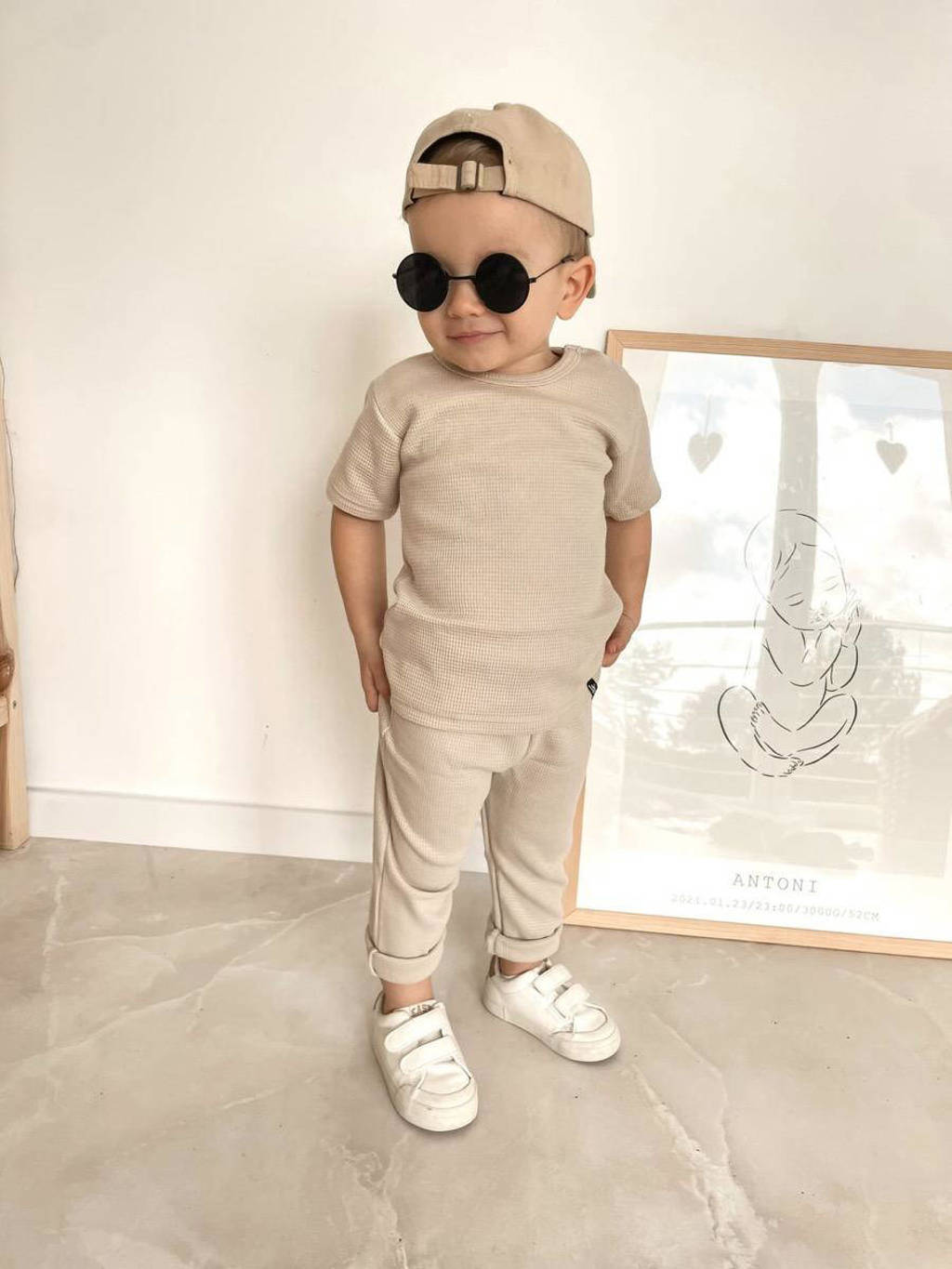 Babystyling baby broek beige