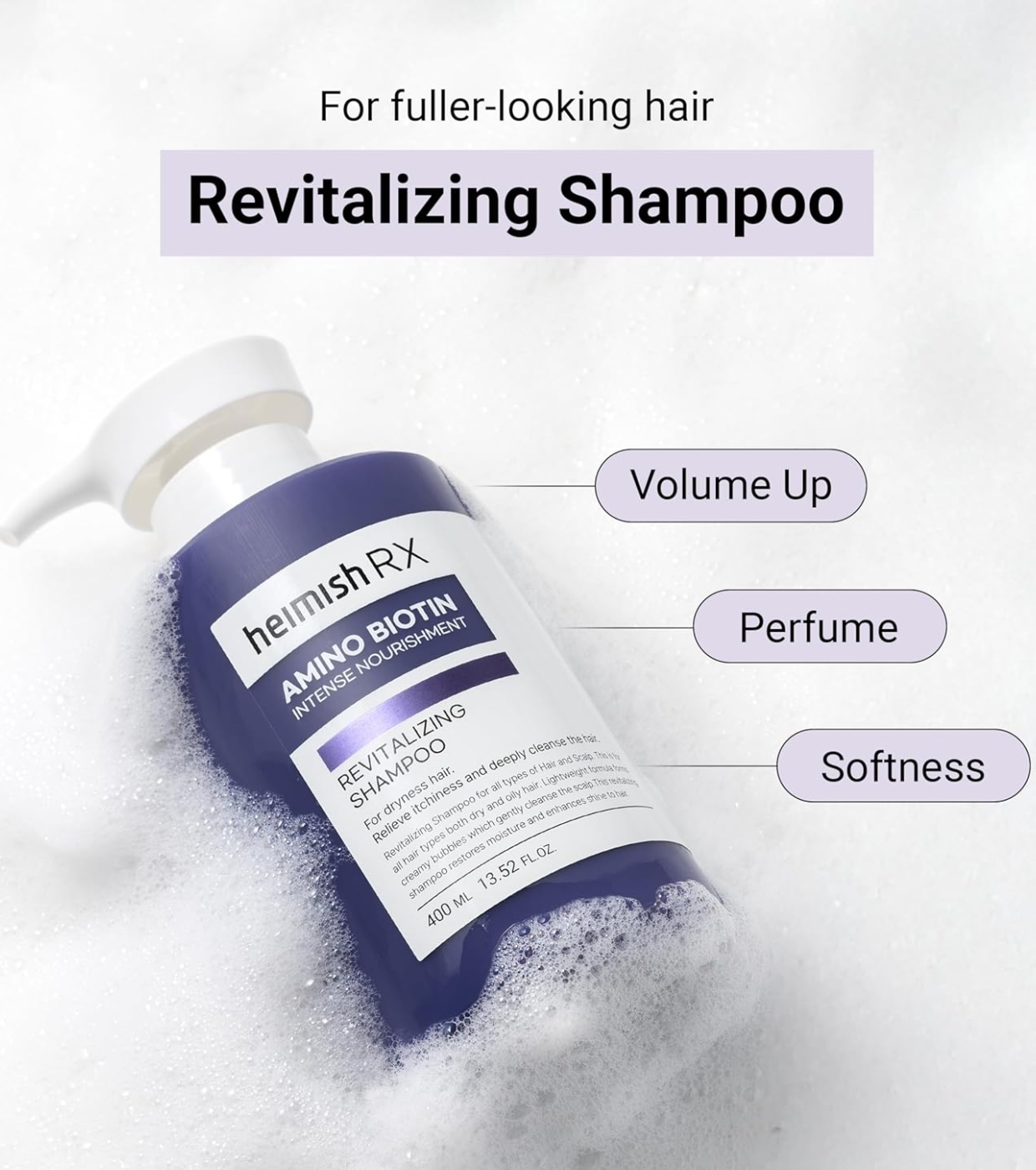 Heimish - *Heimish RX* - Shampoo Revitalizante Amino Biotin