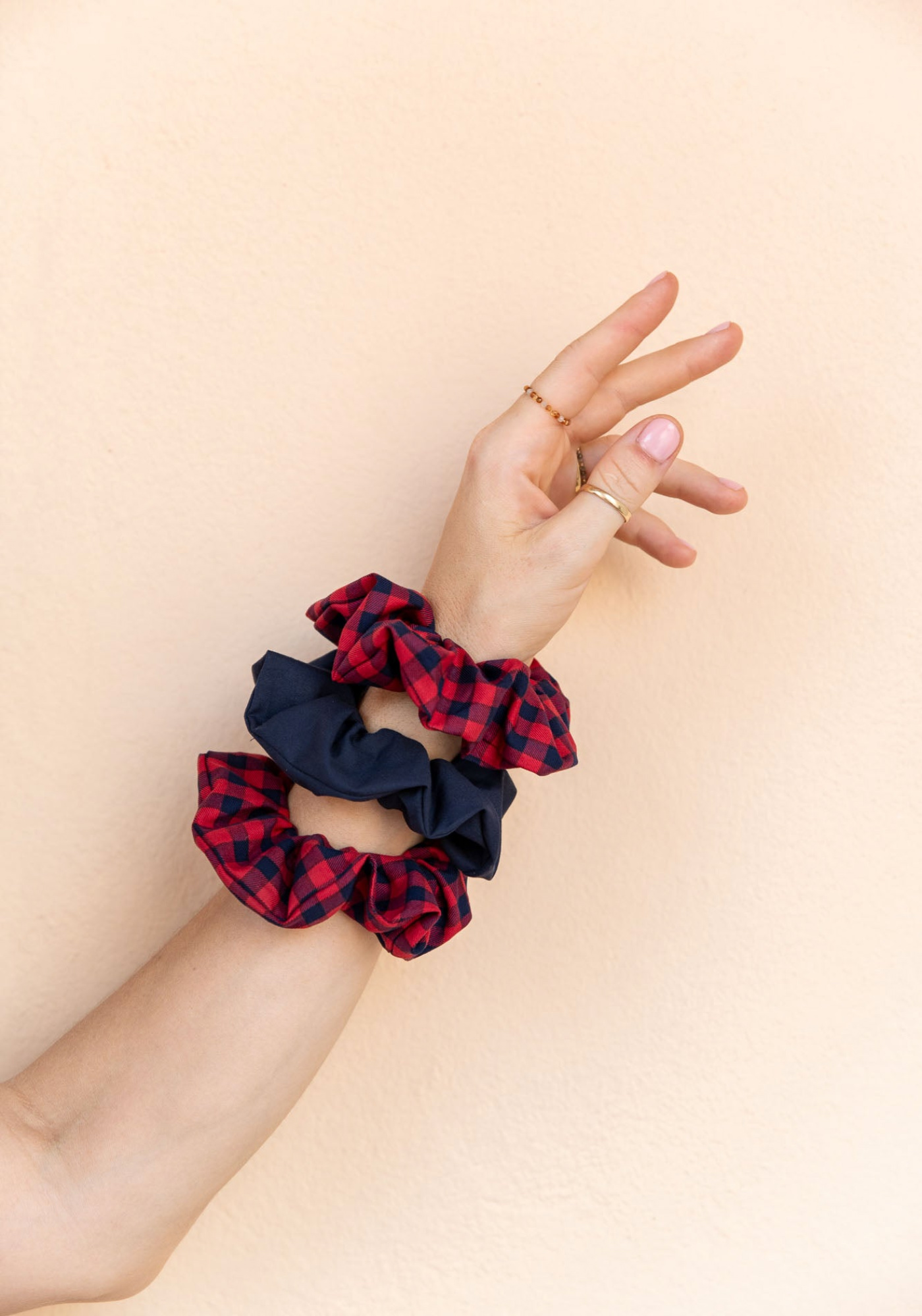 YOOMEE Scrunchie Set Medina Marine Red