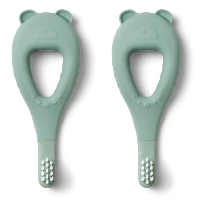 Liewood Brosse à dents Janelle en silicone - Set de 2 | Peppermint