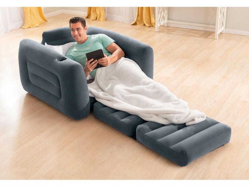 Intex Aufblasbarer Sessel Pull-Out Chair Aufblasbares Auszieh-Sofa